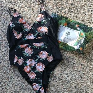 Floral One Piece NWT